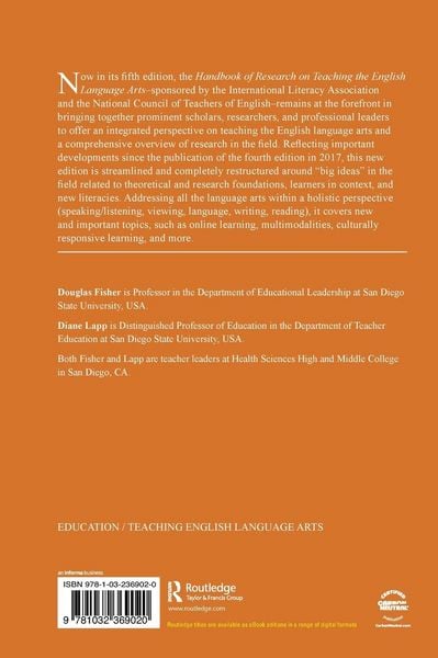 Produktbild: Handbook of Research on Teaching the English Language Arts
