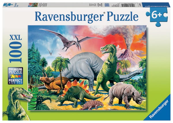 Produktbild: Puzzle Ravensburger Unter Dinosauriern 100 Teile XXL