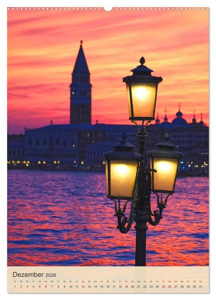 Produktbild: F&uuml;r immer Dein Venedig (Wandkalender 2026 DIN A2 hoch), CALVENDO Monatskalender