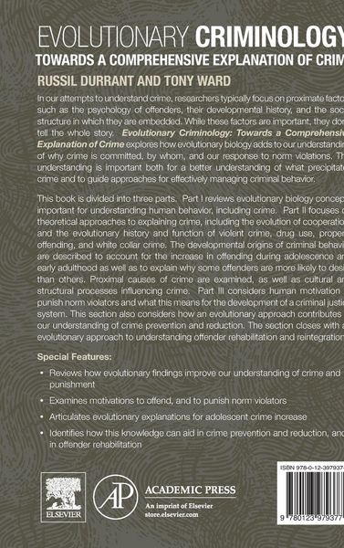 Produktbild: Evolutionary Criminology