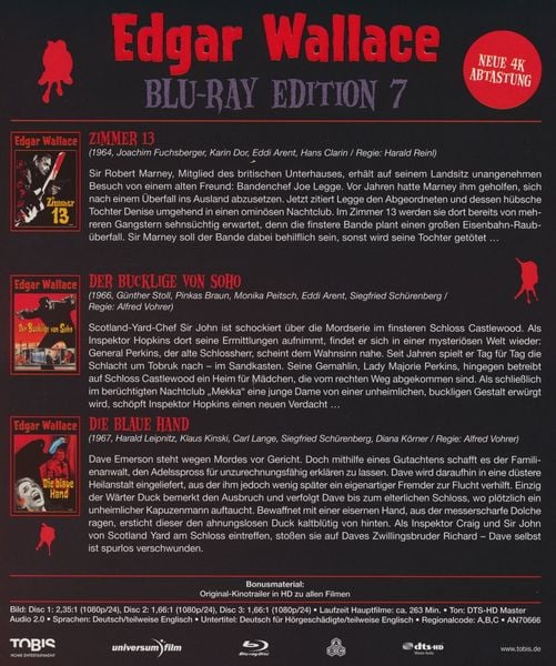 Produktbild: Edgar Wallace Edition 7 [3 BRs]