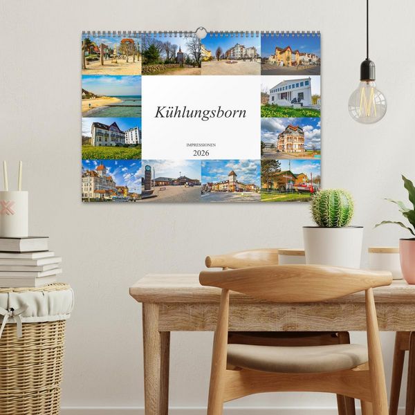 Produktbild: K&uuml;hlungsborn Impressionen (Wandkalender 2026 DIN A3 quer), CALVENDO Monatskalender