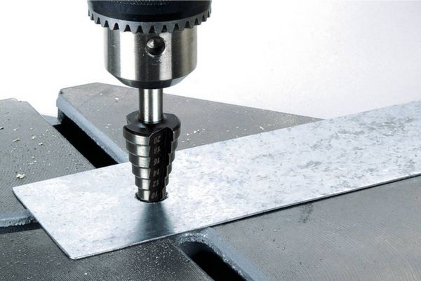 Produktbild: Wolfcraft 2516000 HSS Stufenbohrer Zylinderschaft 1St.
