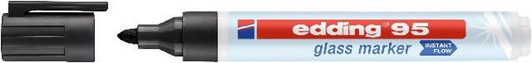 Produktbild: EDDING&reg; Glasboard Marker 95, schwarz