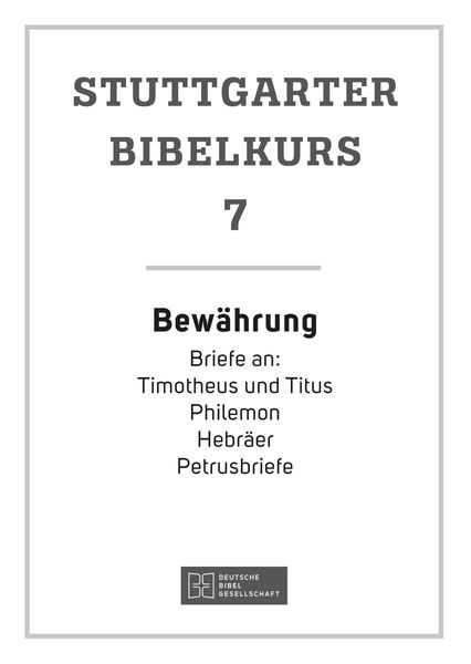 Produktbild: Bew&auml;hrung