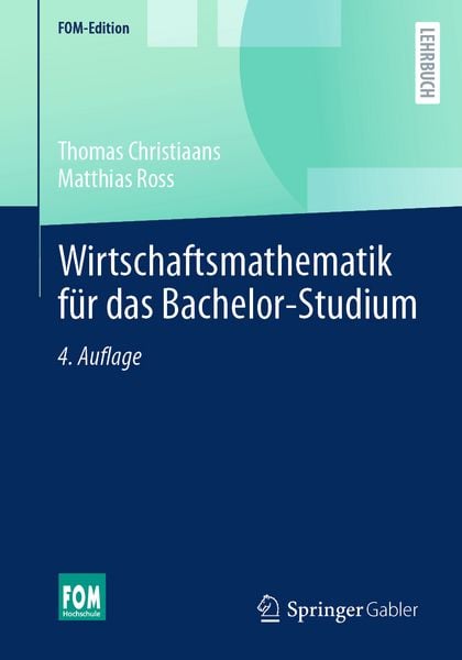 Produktbild: Wirtschaftsmathematik f&uuml;r das Bachelor-Studium