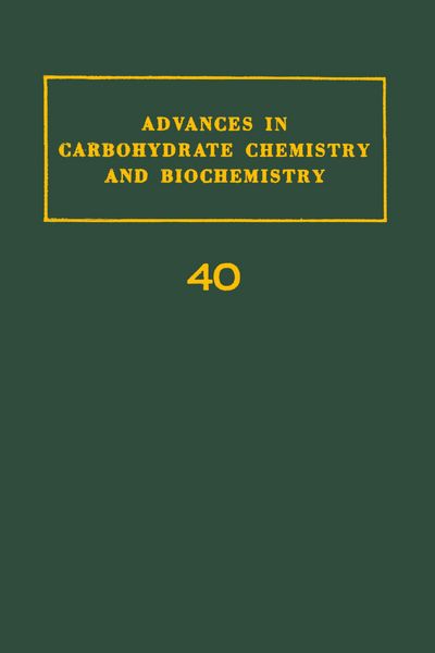 Produktbild: Advances in Carbohydrate Chemistry and Biochemistry