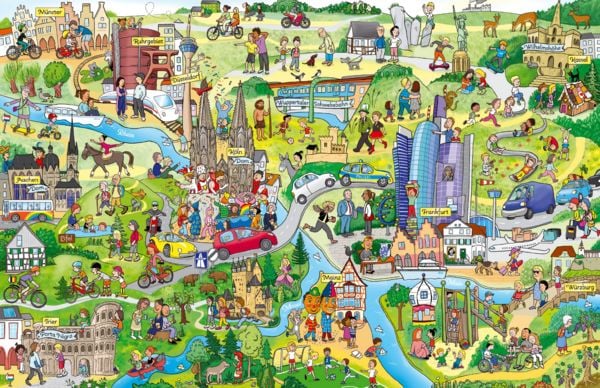 Produktbild: Deutschland Wimmelbuch