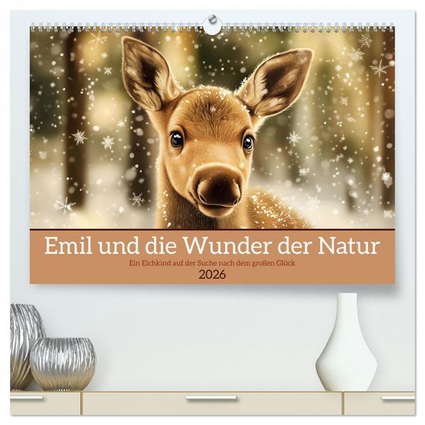 Emil und die Wunder der Natur (hochwertiger Premium Wandkalender 2026 DIN A2 quer), Kunstdruck in Hochglanz