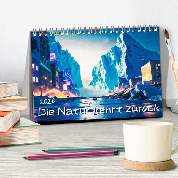 Produktbild: Die Natur kehrt zur&uuml;ck (Tischkalender 2026 DIN A5 quer), CALVENDO Monatskalender
