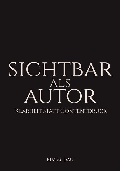 Produktbild: Sichtbar als Autor