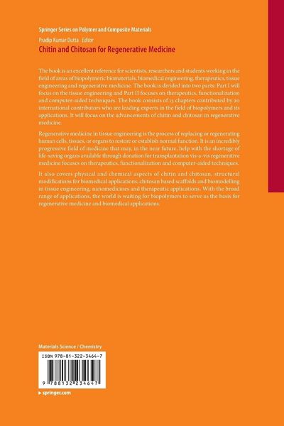 Produktbild: Chitin and Chitosan for Regenerative Medicine