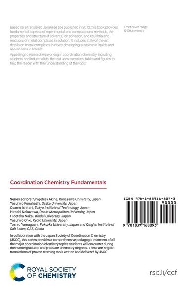 Produktbild: Metal Ions and Complexes in Solution