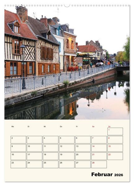 Produktbild: Amiens - Malerische, geschichtstr&auml;chtige Stadt (Wandkalender 2026 DIN A2 hoch), CALVENDO Monatskalender