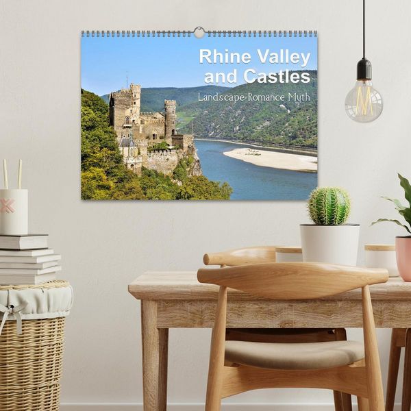 Produktbild: Rhine Valley and Castles (Wall Calendar 2026 DIN A3 landscape), CALVENDO 12 Month Wall Calendar