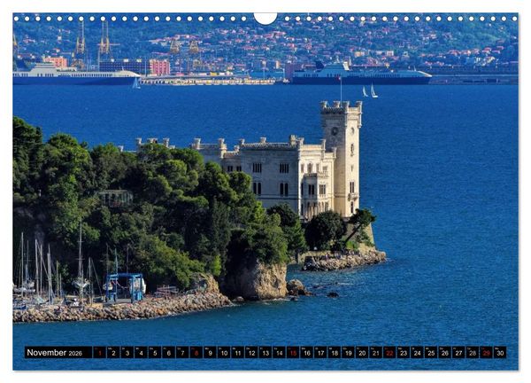 Produktbild: Triest - Habsburger Erbe und italienisches Flair (Wandkalender 2026 DIN A3 quer), CALVENDO Monatskalender