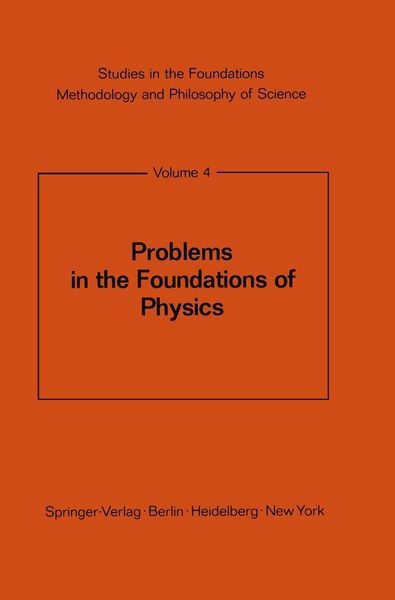 Produktbild: Problems in the Foundations of Physics