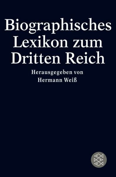Produktbild: Biographisches Lexikon zum Dritten Reich