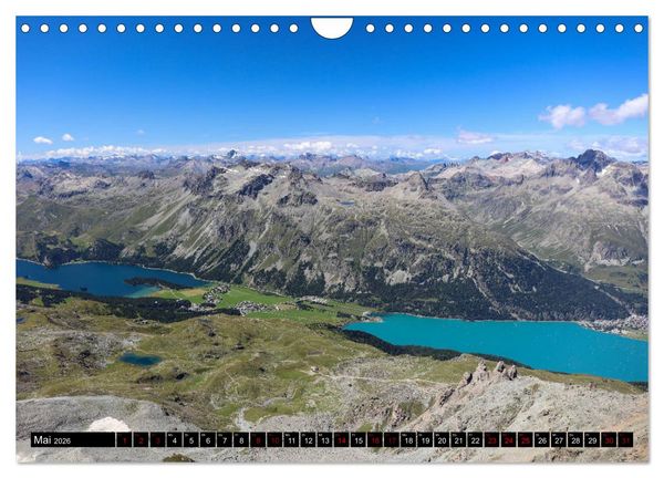 Produktbild: Piz Bernina - H&ouml;hepunkte aus dem Oberengadin (Wandkalender 2026 DIN A4 quer), CALVENDO Monatskalender