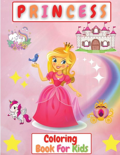 Produktbild: Princess Coloring Book For Kids