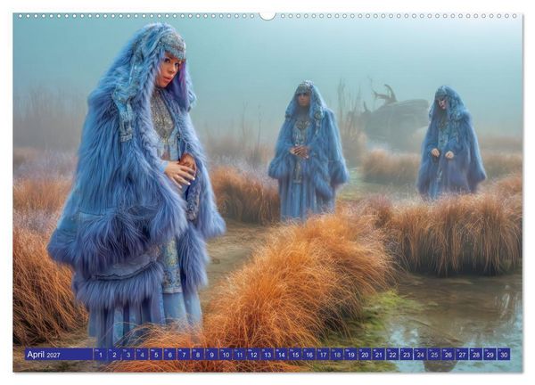 Produktbild: Mystische Kraftorte - Fantasiewerke (Wandkalender 2027 DIN A2 quer), CALVENDO Monatskalender