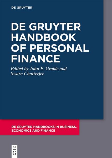 Produktbild: De Gruyter Handbook of Personal Finance