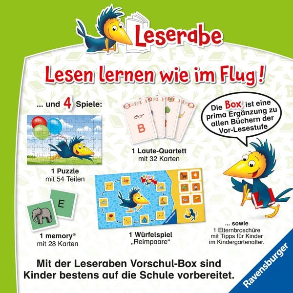 Produktbild: Leserabe Sonderausgaben - Deine große Leseraben Vorschul-Box