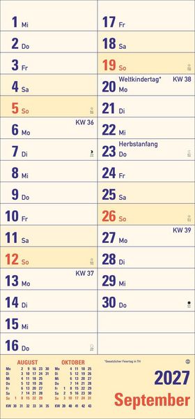 Produktbild: Gro&szlig;druck Planer 2027