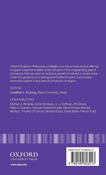 Produktbild: Oxford Studies in Philosophy of Religion, Volume 3