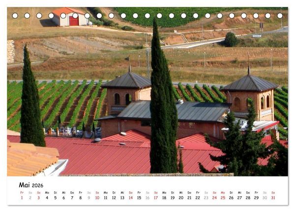 Produktbild: Jakobsweg - Camino Frances (Tischkalender 2026 DIN A5 quer), CALVENDO Monatskalender