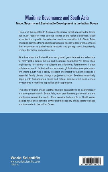 Produktbild: MARITIME GOVERNANCE AND SOUTH ASIA