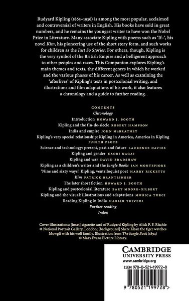 Produktbild: The Cambridge Companion to Rudyard Kipling