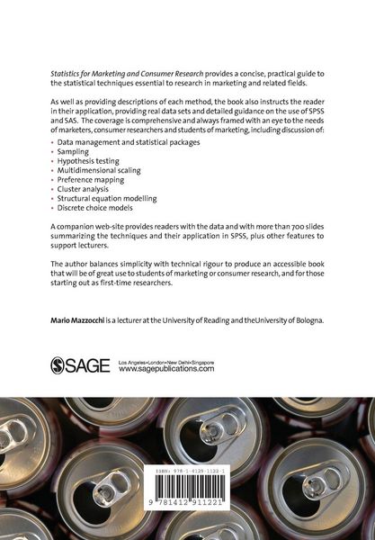 Produktbild: Statistics for Marketing and Consumer Research
