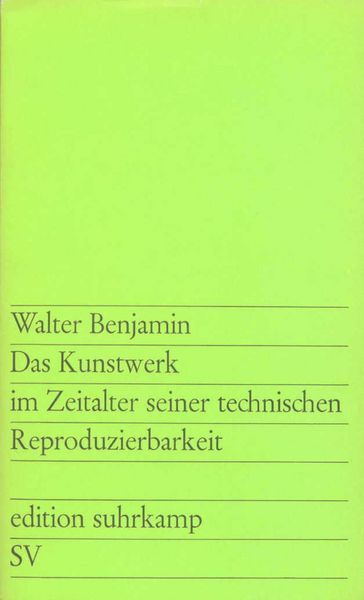 Produktbild: Das Kunstwerk im Zeitalter seiner technischen Reproduzierbarkeit
