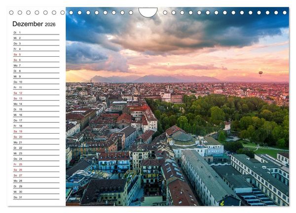 Produktbild: Piemont und Turin (Wandkalender 2026 DIN A4 quer), CALVENDO Monatskalender