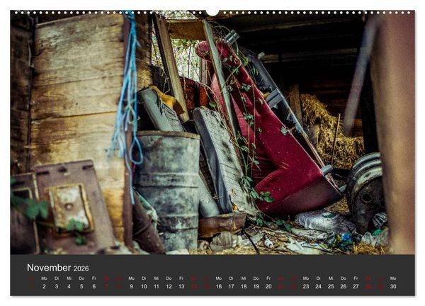 Produktbild: Verlassene Orte - Ein Lost Places Kalender (Wandkalender 2026 DIN A2 quer), CALVENDO Monatskalender