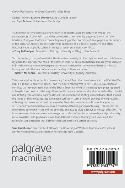 Produktbild: Settlers, War, and Empire in the Press