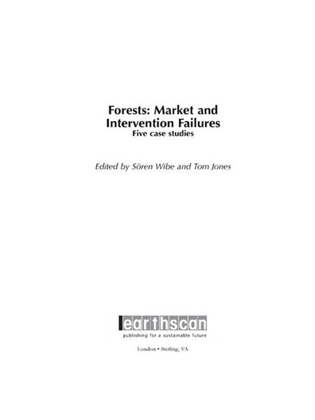 Produktbild: Forests: Market and Intervention Failures