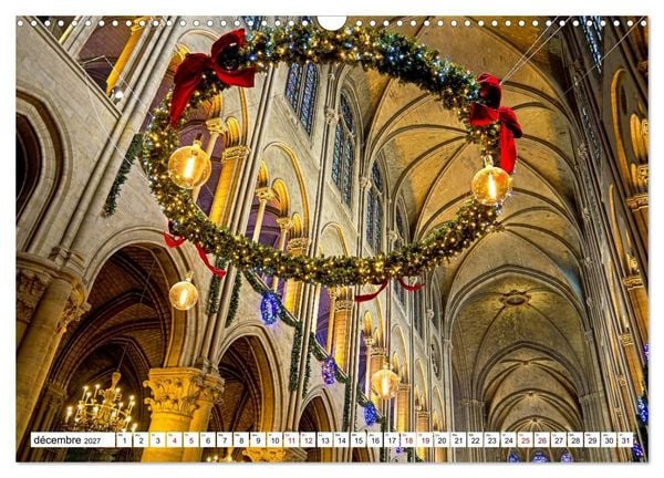 Produktbild: Les cath&eacute;drales fran&ccedil;aises &ndash; Des chefs-d'&oelig;uvre de l&rsquo;architecture gothique (Calendrier mural 2027 DIN A3 vertical), CALVENDO calendrier mensuel