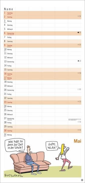 Produktbild: Peter Butschkow: Familienplaner 2027