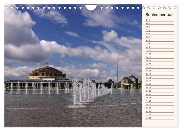 Produktbild: Breslau - Schlesiens Herz an der Oder (Wandkalender 2026 DIN A4 quer), CALVENDO Monatskalender