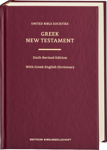 Produktbild: Greek New Testament GNT6. With Greek-English Dictionary