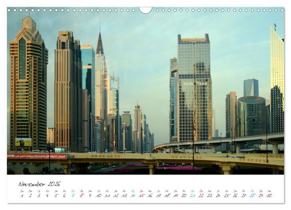 Produktbild: Dubai, die Stadt der Superlative. (Wandkalender 2026 DIN A3 quer), CALVENDO Monatskalender