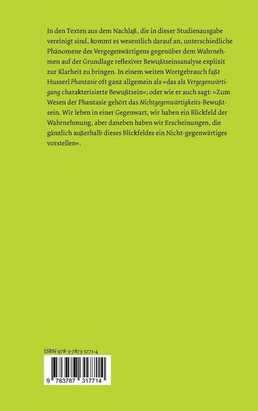 Produktbild: Phantasie und Bildbewu&szlig;tsein
