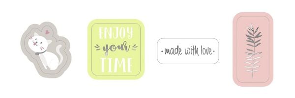 Produktbild: Designkarton "Romance"