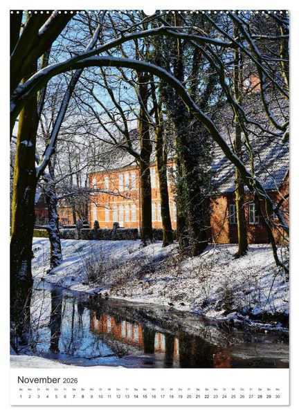 Produktbild: Husum - graue Stadt am Meer (Wandkalender 2026 DIN A2 hoch), CALVENDO Monatskalender