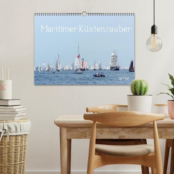 Produktbild: Maritimer K&uuml;stenzauber (Wandkalender 2026 DIN A3 quer), CALVENDO Monatskalender