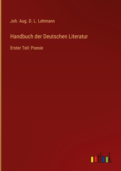 Produktbild: Handbuch der Deutschen Literatur