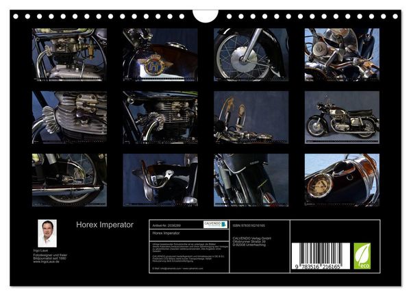 Produktbild: Horex Imperator (Wandkalender 2026 DIN A4 quer), CALVENDO Monatskalender