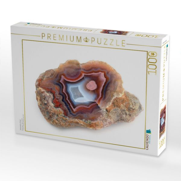 Produktbild: CALVENDO Puzzle Geb&auml;nderter Achat | 1000 Teile Lege-Gr&ouml;&szlig;e 64x48cm Foto-Puzzle f&uuml;r gl&uuml;ckliche Stunden
